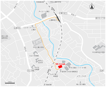 駅からの徒歩での案内